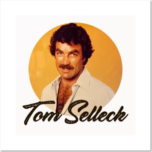 Tom Selleck 80s Pose Posters and Art